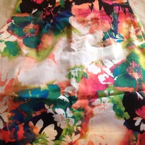 Floral Pencil Skirt